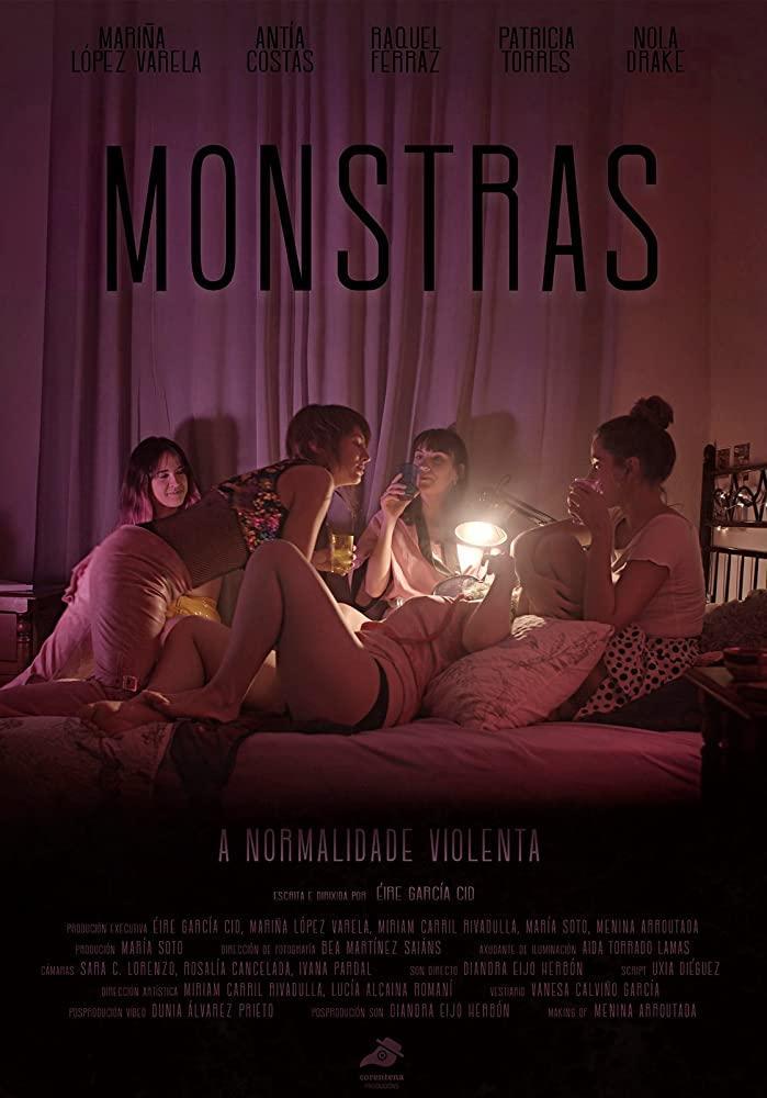 proyección web-serie "monstras" en Baiona