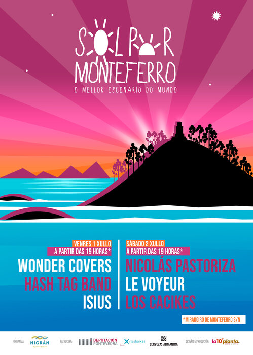 Solpor Montenegro 2022. Festival de música gratuito en Nigrán